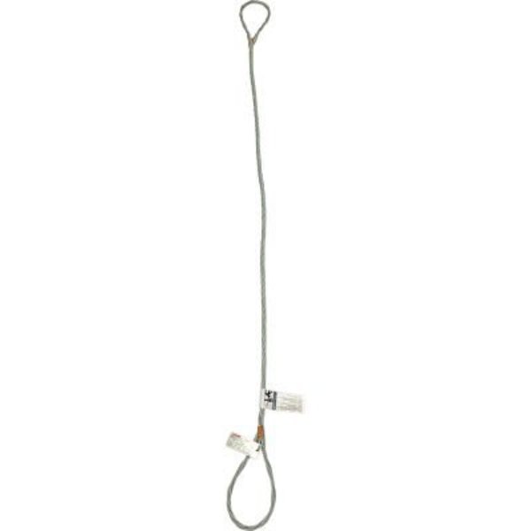 Lift America Wire Rope Sling 1in x 20' Eye & Eye, 9800/11200/22400 Lbs Cap
